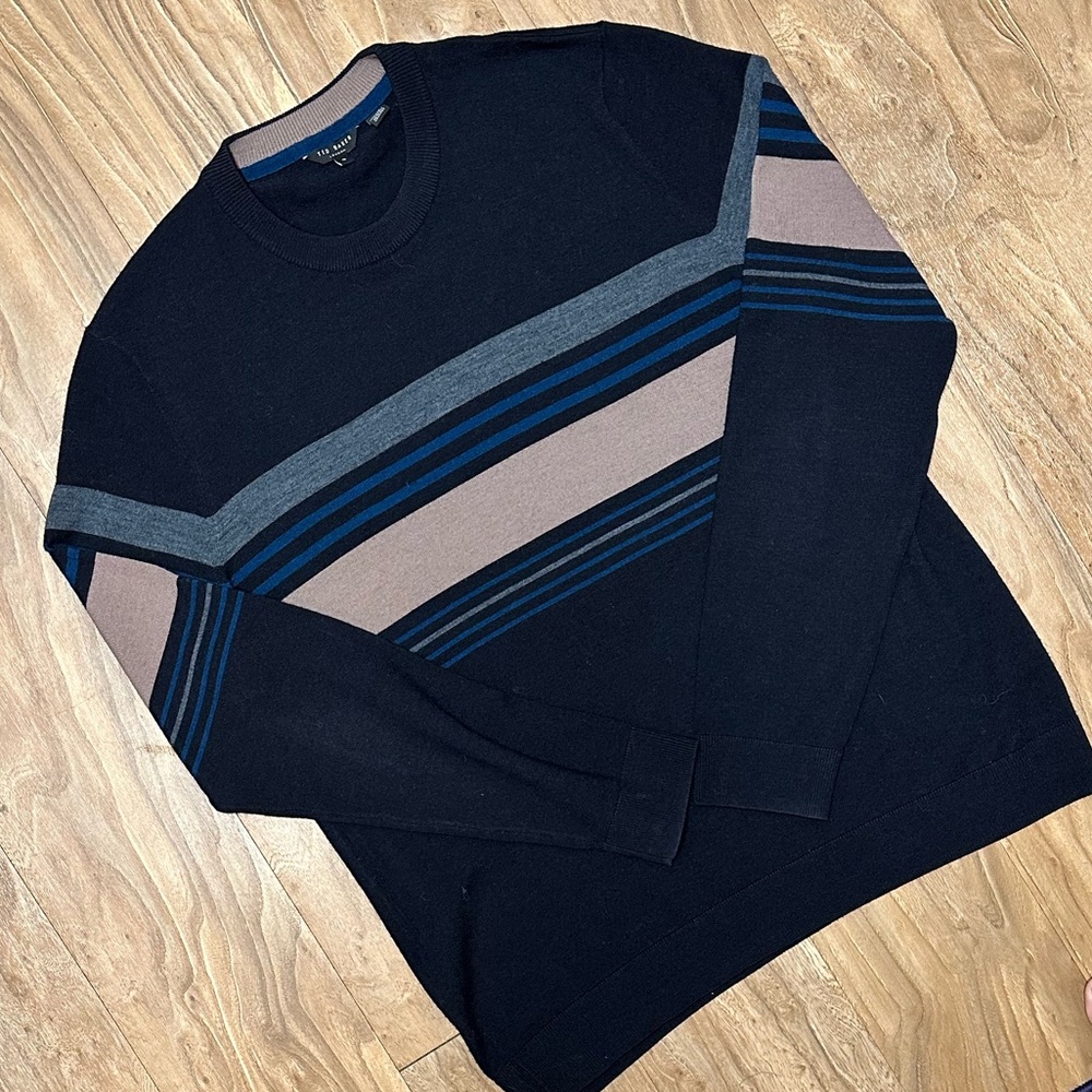 **TED BAKER** striped sweater SIZE 5 (medium) - Picture 3 of 6
